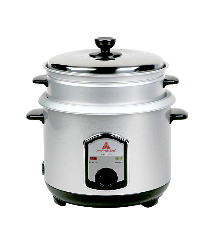 Hanabishi 1.8L Rice Cooker Silver Series HHRC-18SS