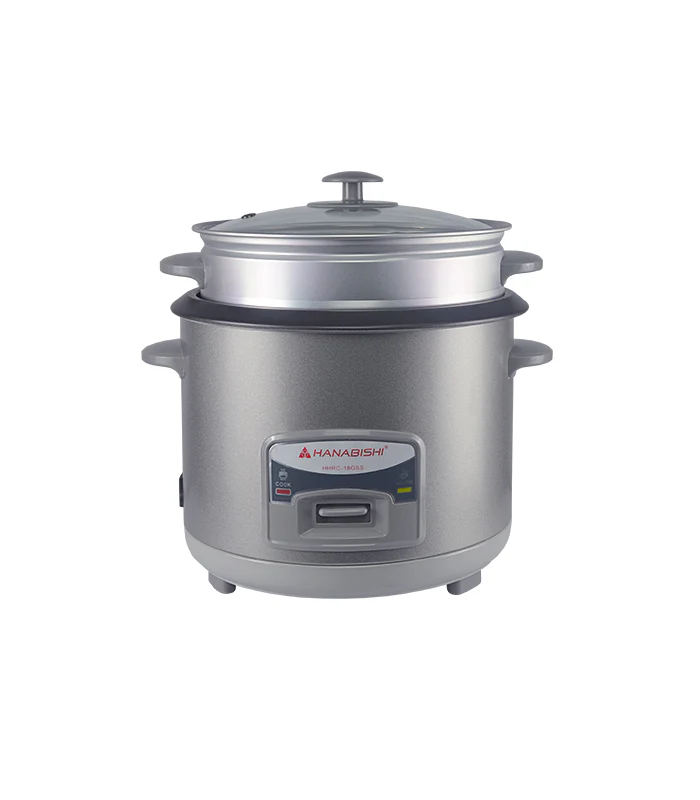 Hanabishi 1.8L Rice Cooker Dark Grey Series HHRC-18GSS