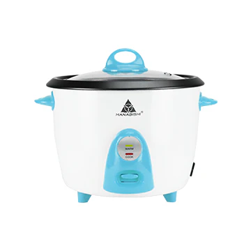Hanabishi 1.5L Blue Rice Cooker W/ Glass Cover HHRC-15TURQBL