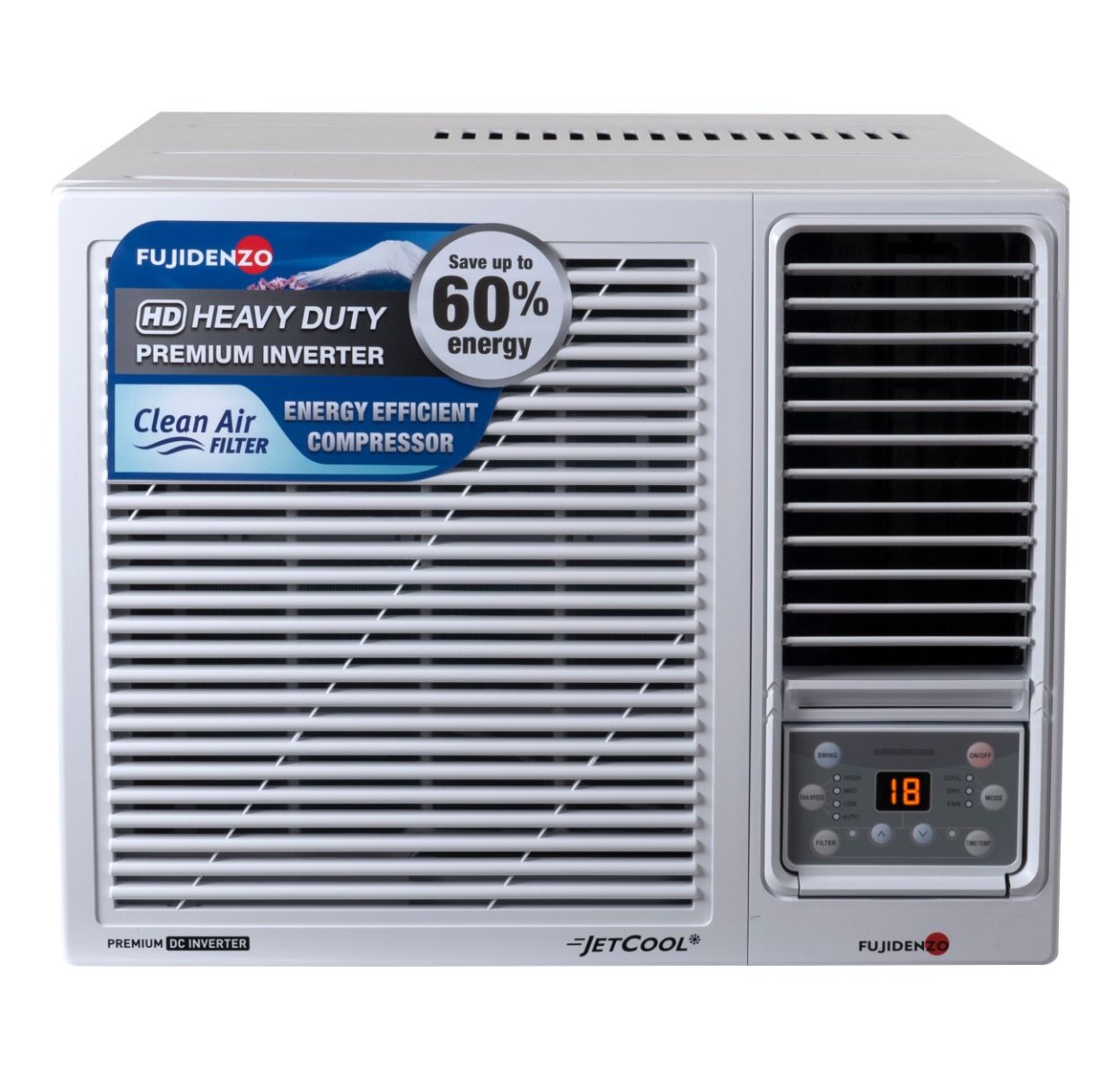 Fujidenzo 1.0HP Inverter Window Type Air Conditioner IWAR-100GC