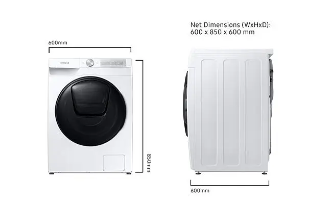 Samsung 8.5kg Fully Automatic Front-Load Washing Machine WD85T654DBH/TC