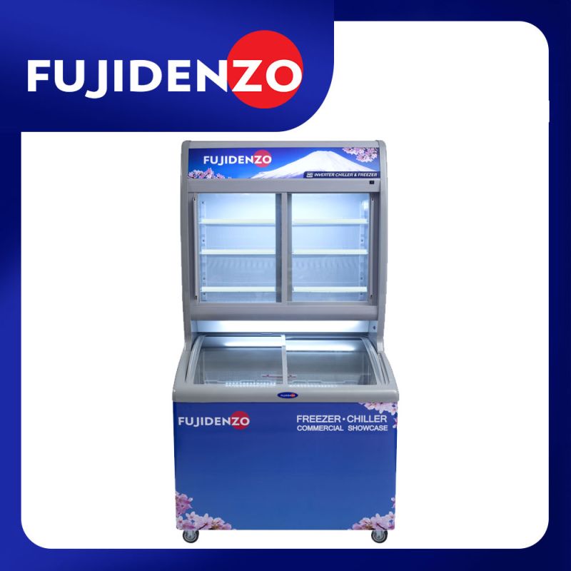 Fujidenzo 15.0cuft Showcase Chiller & Freezer ISUC-150GDF