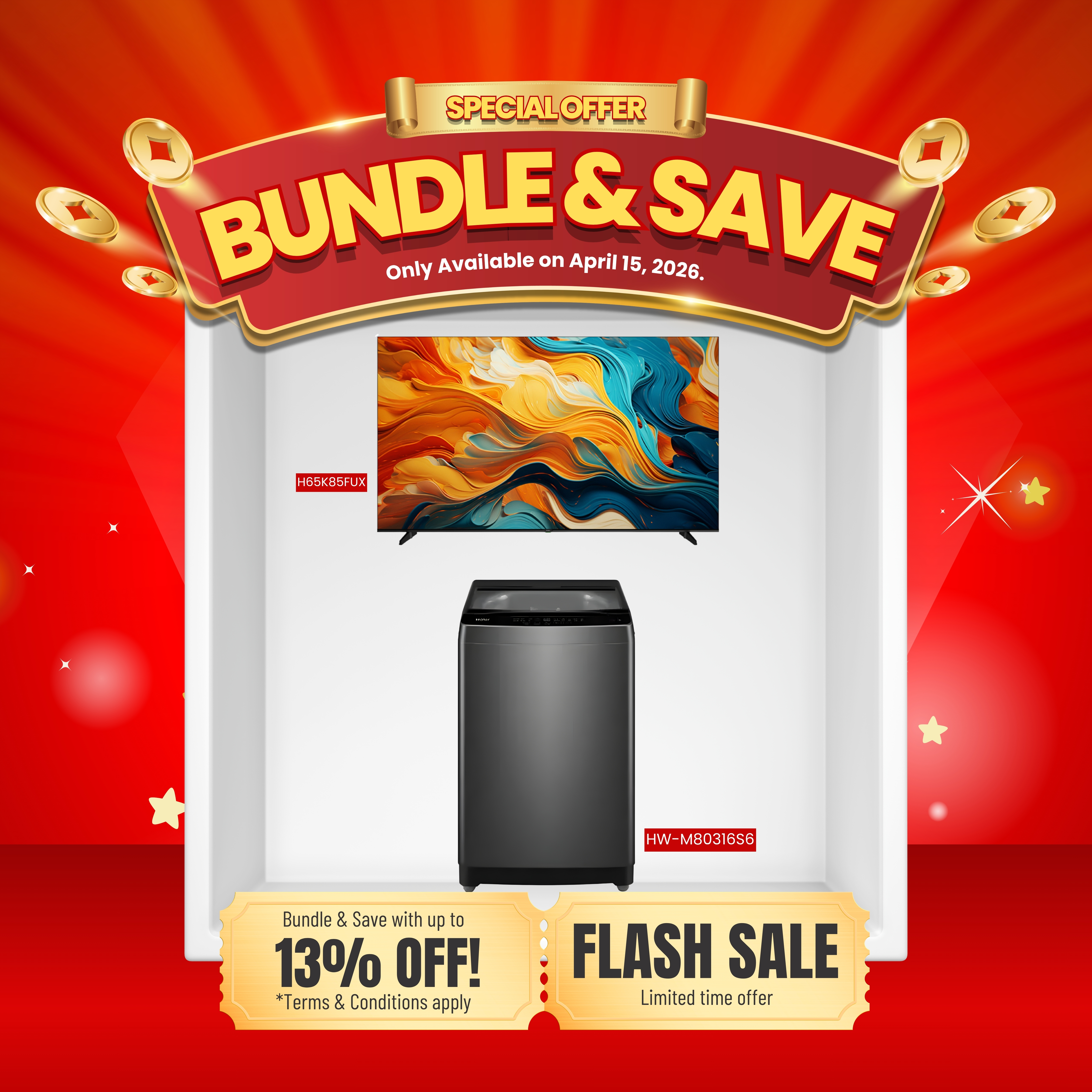 Wash & Watch Bundle LG Bundle & Save 1