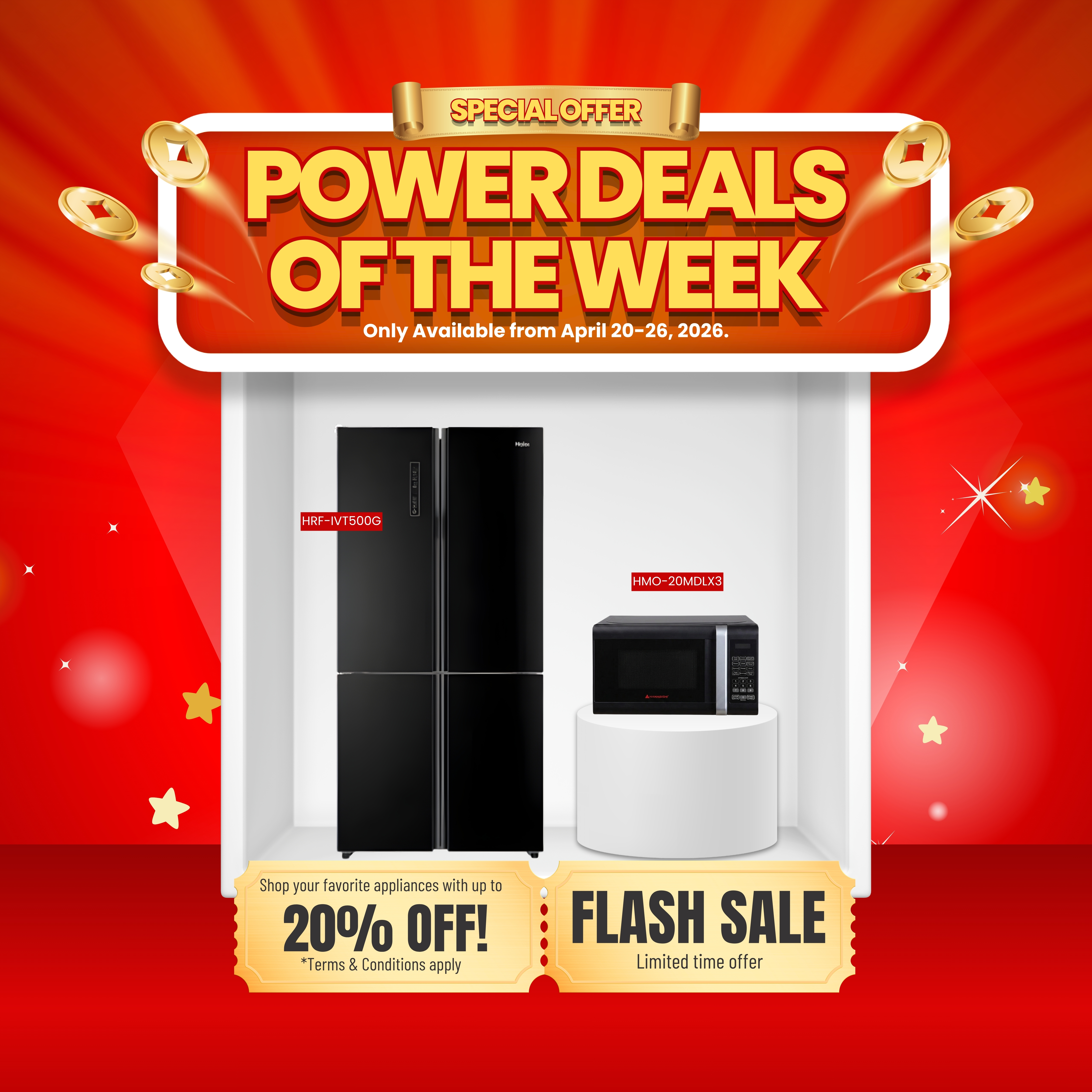 Power Deals Haier/ Hanabishi Power Deals 5
