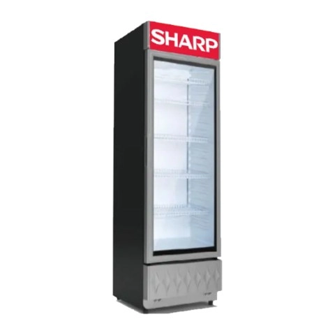 Sharp 7.6cuft Showcase Refrigerator SCH-215AS