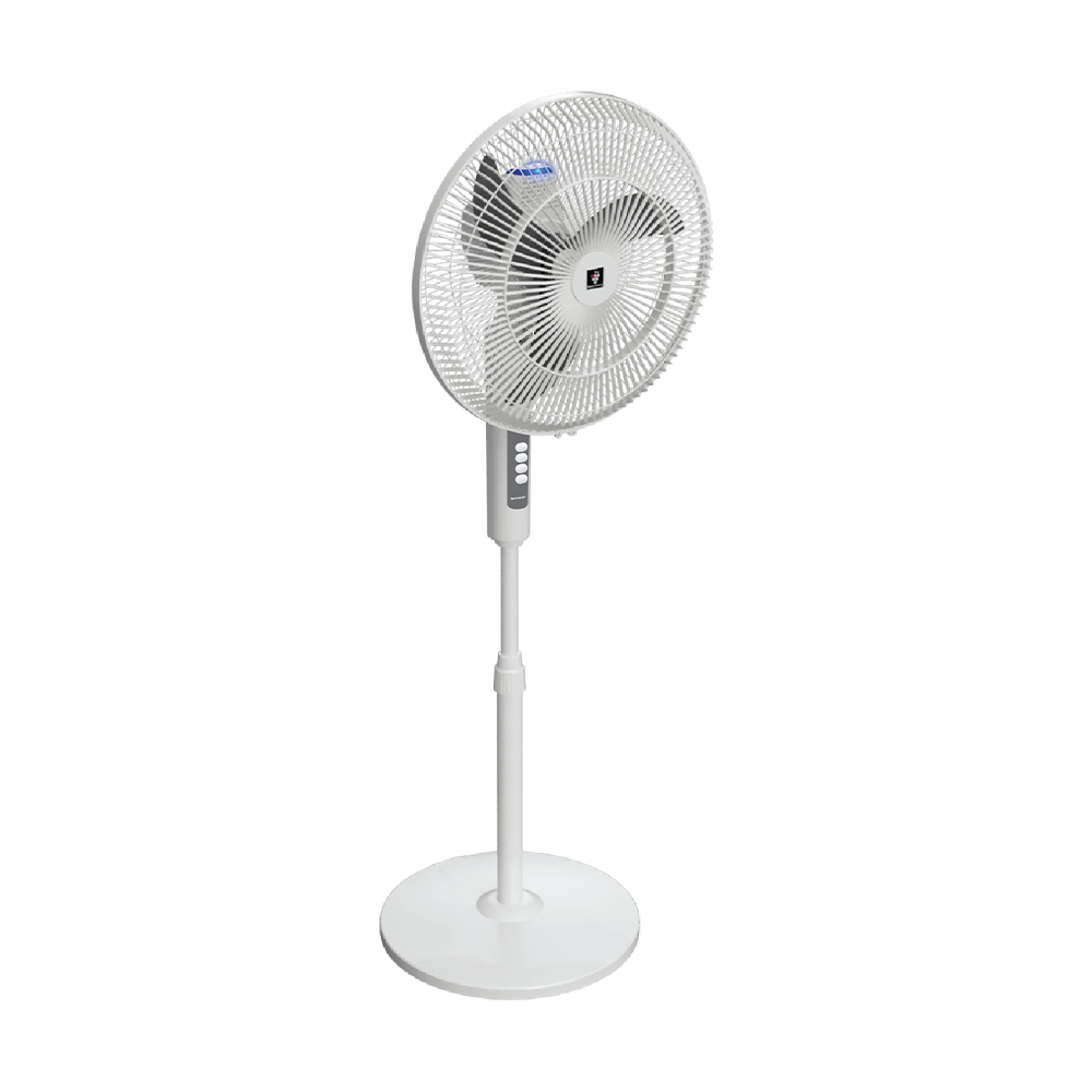 Sharp 16" Plasmacluster Electric Stand Fan PJ-IGS16M (WH)